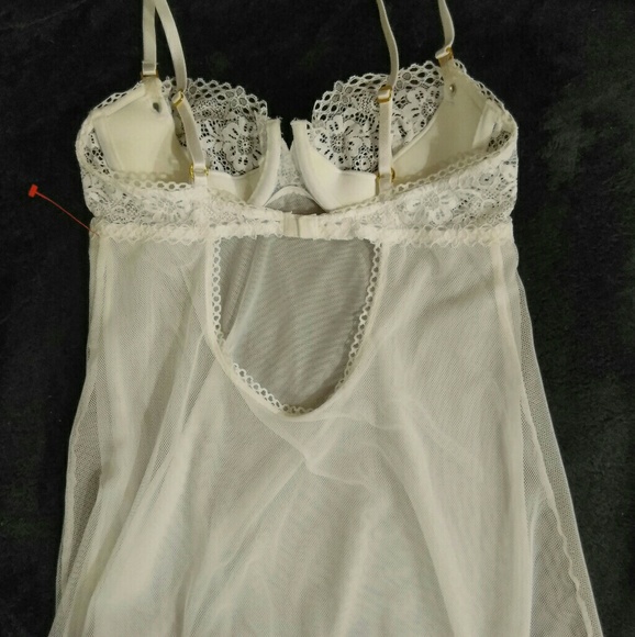 VICTORIA'S SECRET | [NwoT]Ivory Mesh Chemise! - Picture 4 of 8